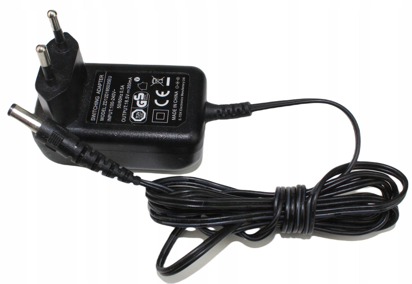 Zasilacz ZD12D185035EU 18.5V 350mA 5.5mm