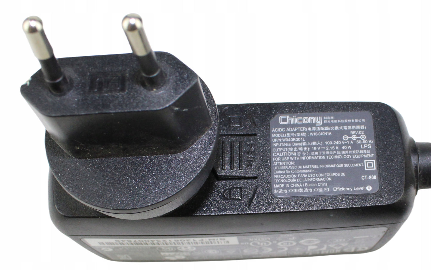 Zasilacz CHICONY W10-040N1A 19V 2.15A 5.5mm