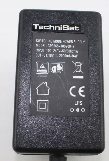 Zasilacz TECHNISAT GPE365-180200-2 18V 2000mA 5.5