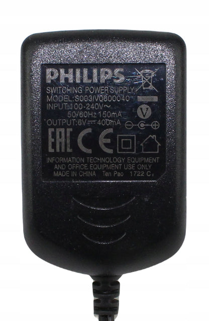 Zasilacz PHILIPS S003IV0600040 6V 400mA 3.5mm