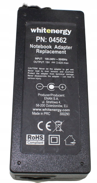 zasilacz WHITE ENERGY 04562 19V 3.42A 5.5mm