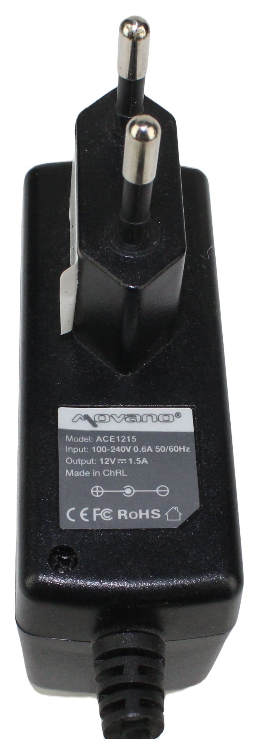 Zasilacz MOVANO ACE1215 12V 1.5A 3mm