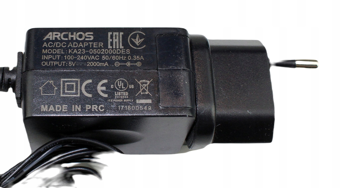 Zasilacz ARCHOS KA23-0502000DES 5V 2000mA 2.5mm