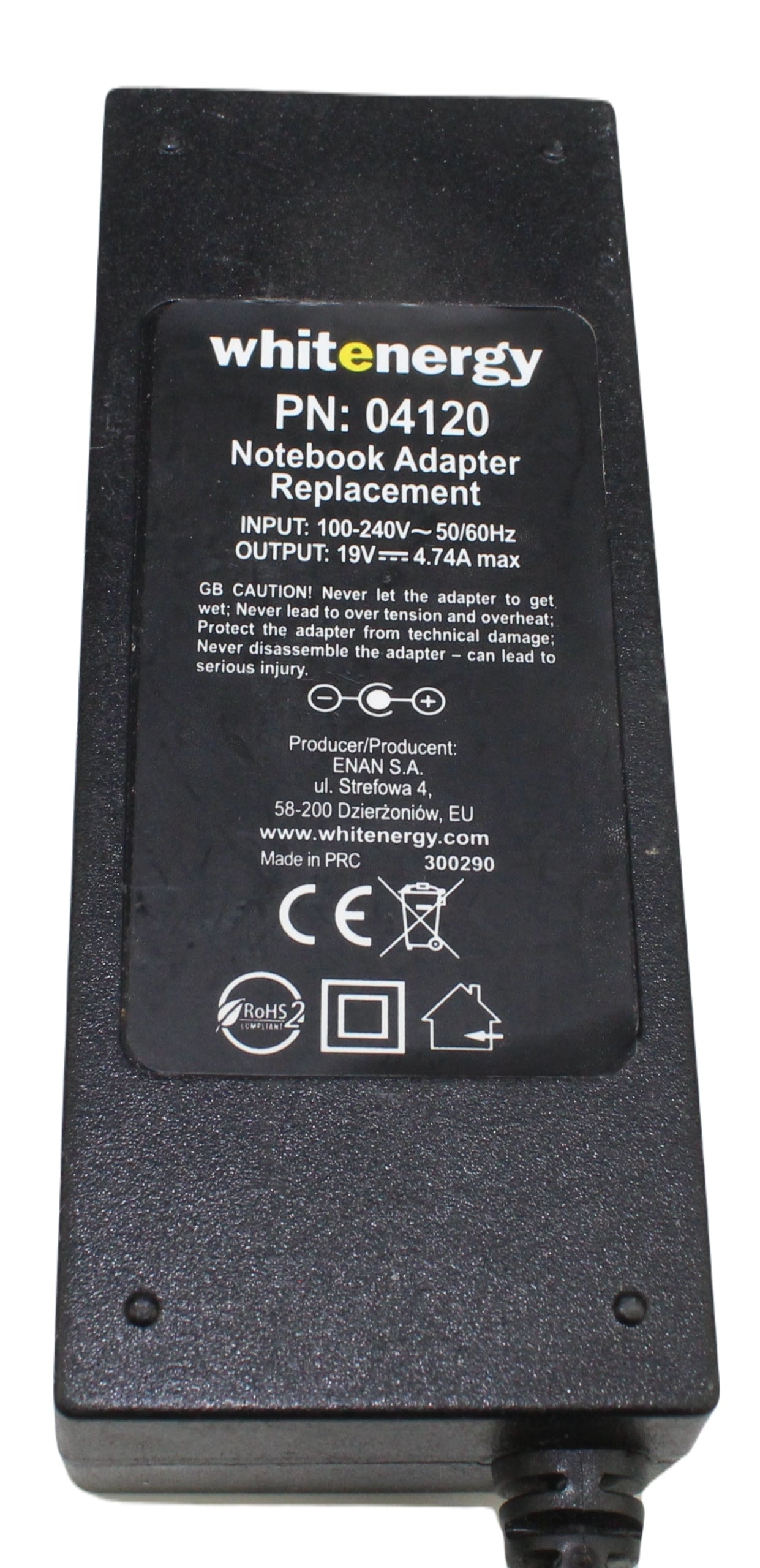 zasilacz WHITE ENERGY 04120 19V 4.74A 5mm