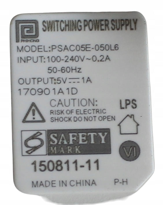 Zasilacz PSAC05E-050L6 5V 1A
