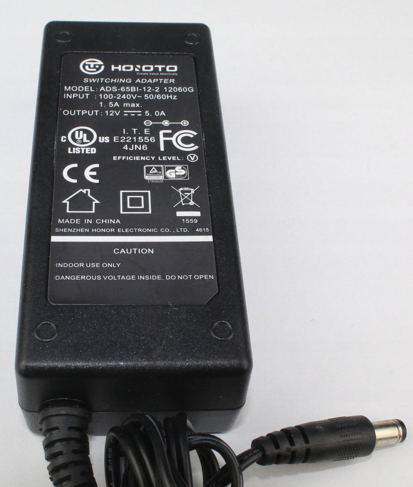 zasilacz HOIOTO ADS-65BI-12-2 12V 5A 5.5mm