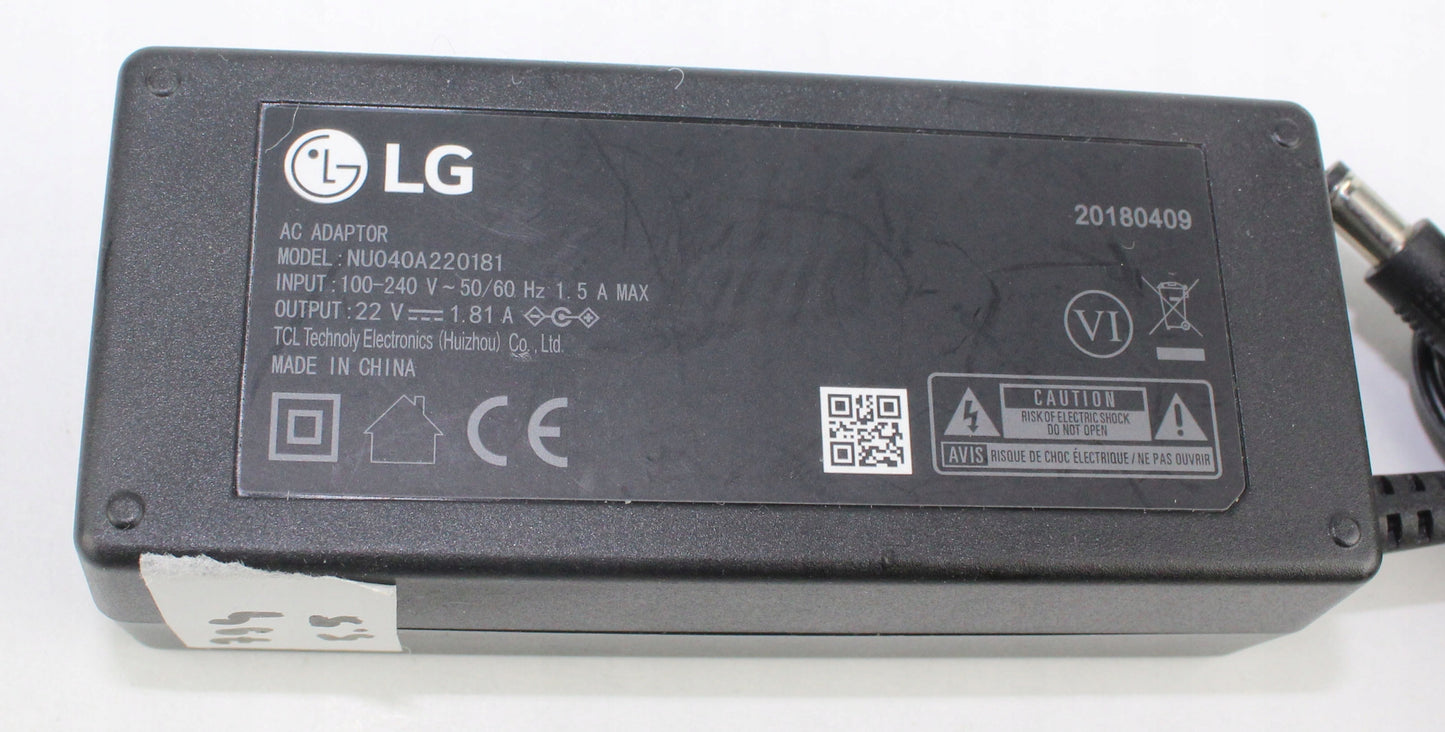 Zasilacz LG NU040A220181 22V 1.81A LG SJ1