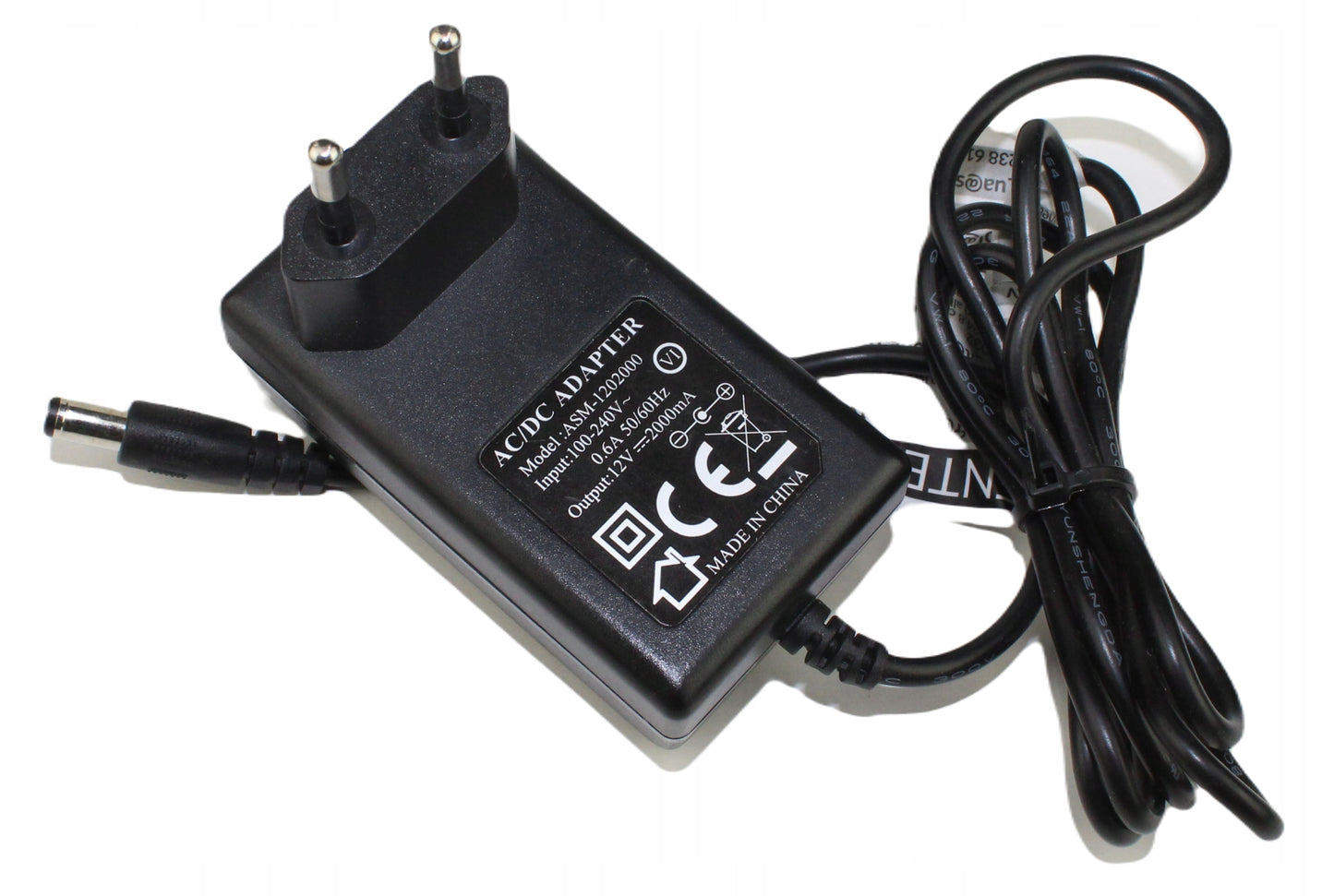 Zasilacz ASM-1202000 12V 2000mA 5.5mm