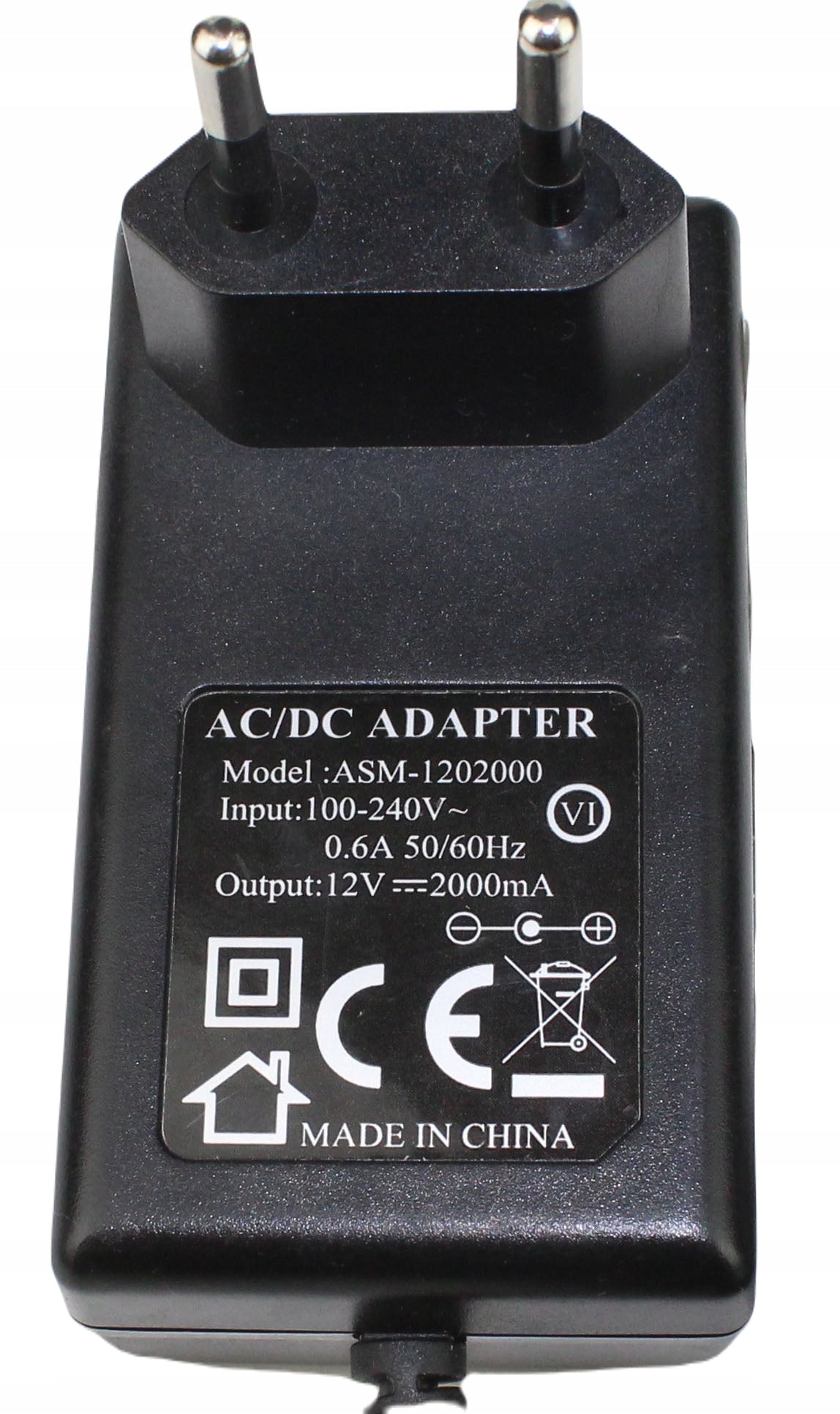 Zasilacz ASM-1202000 12V 2000mA 5.5mm