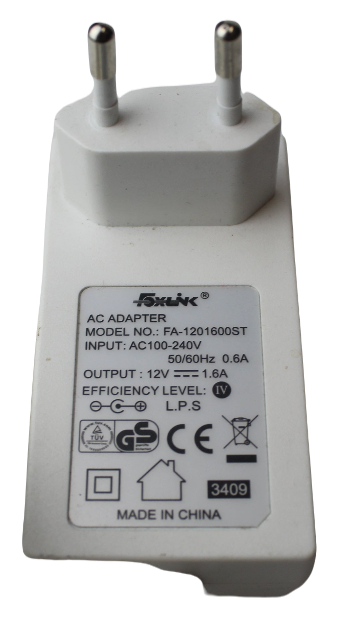 Zasilacz FOXLNK FA-1201600ST 12V 1.6A 5mm