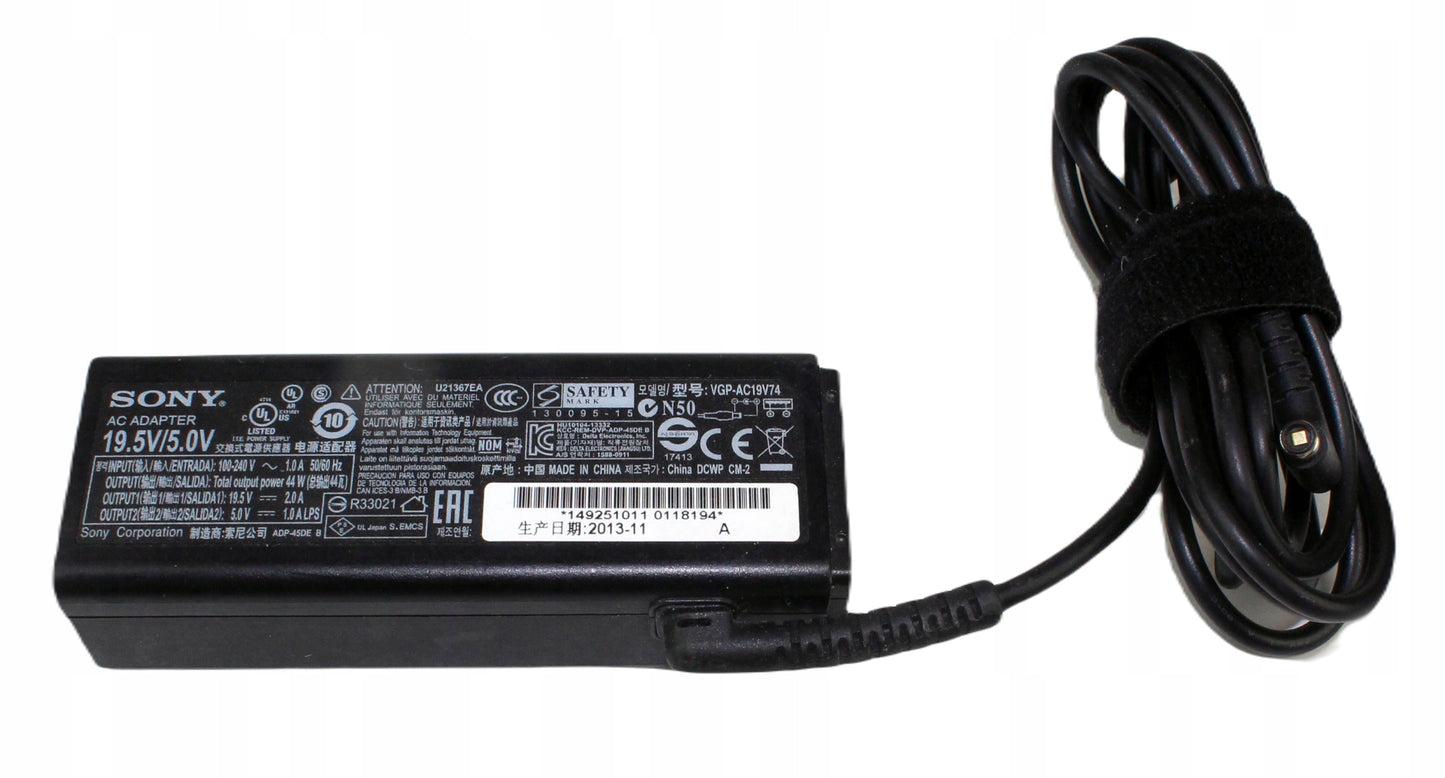 Zasilacz SONY VGP-AC19V74 19.5V 5V 2A 1A