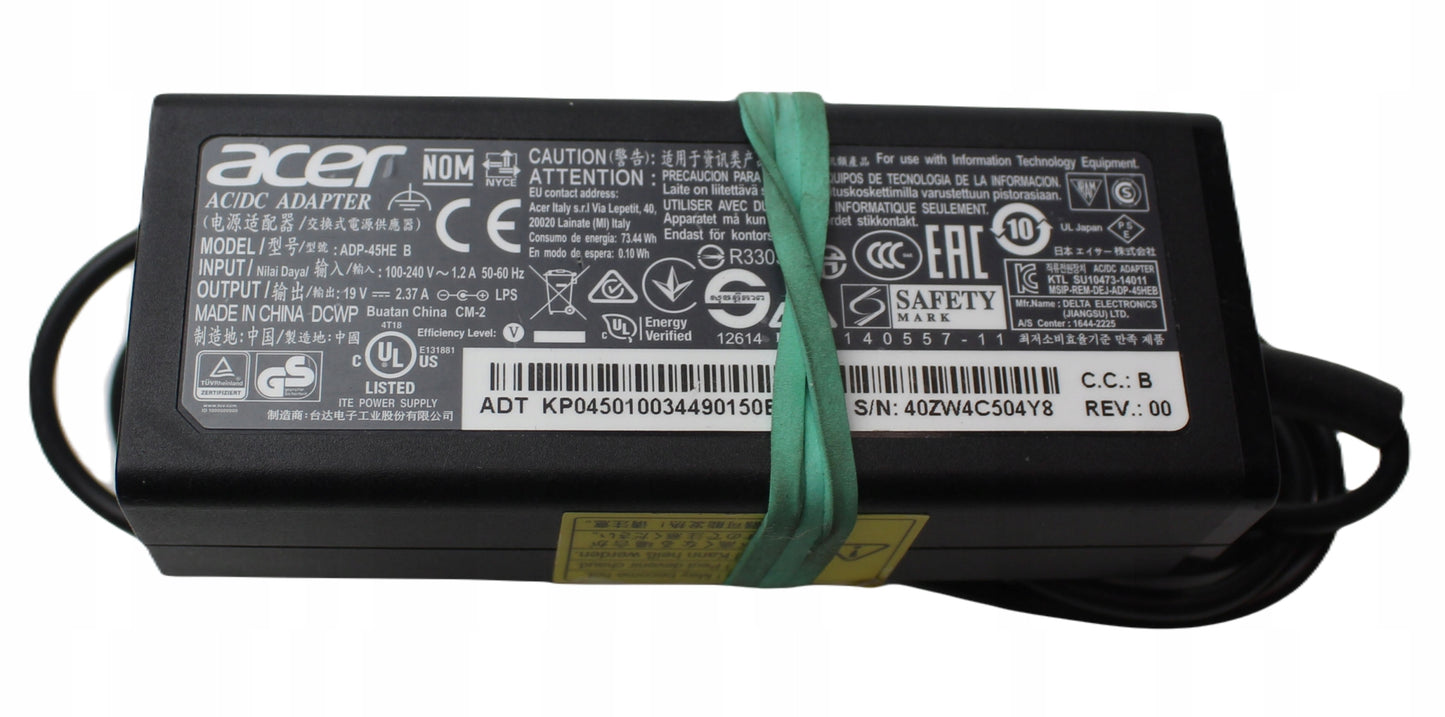 Zasilacz ACER ADP-45HE 19V 2.37A 3mm