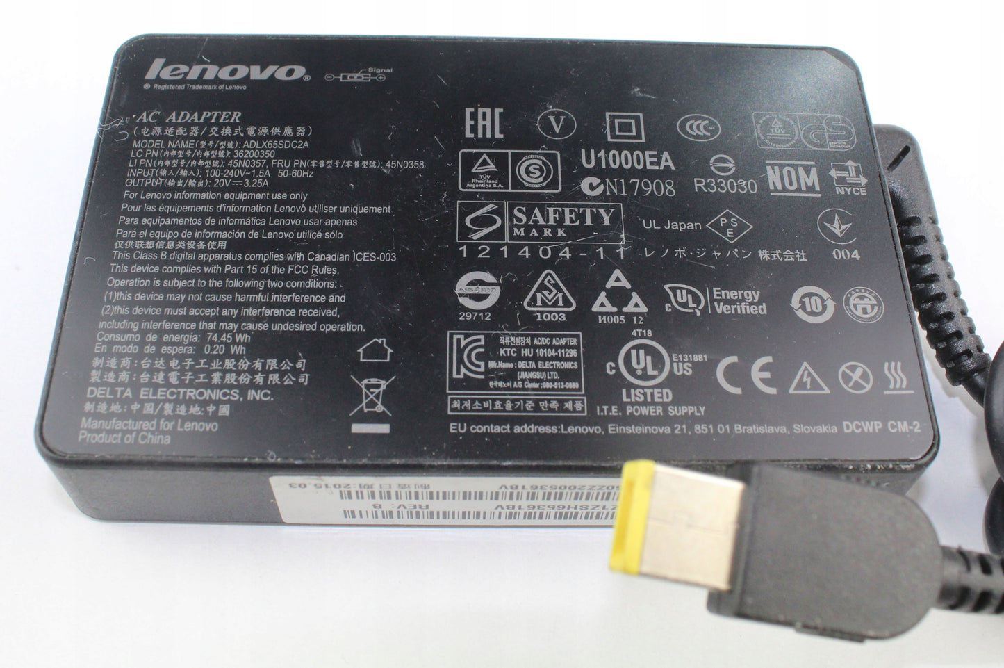 Zasilacz LENOVO ADXL65SDC2A 20V 3.25A