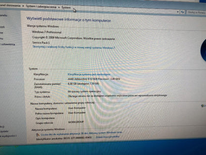 HP Compaq 6005 Pro SFF AMD 8GB HDD W7/W10