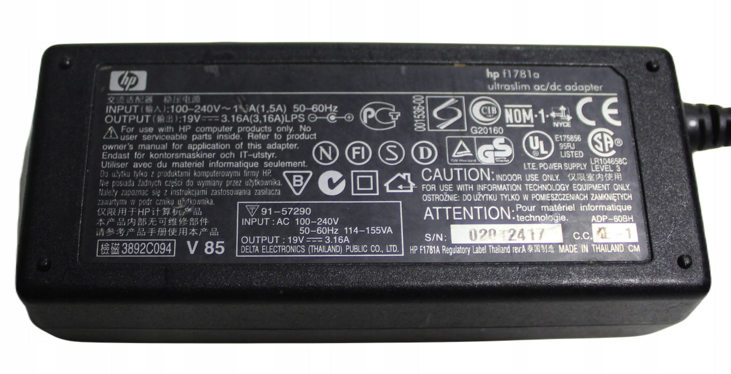 Zasilacz HP 91-57290 19V 3.16A 5.5mm