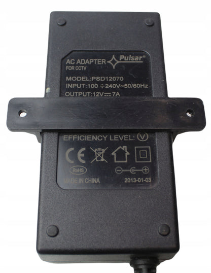 Zasilacz PULSAR PSD12070 12V 7A 5.5mm