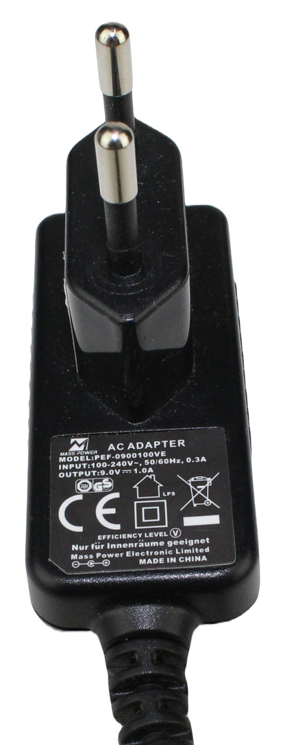 Zasilacz MASS POWER PEF-0900100VE 9V 1A 4mm