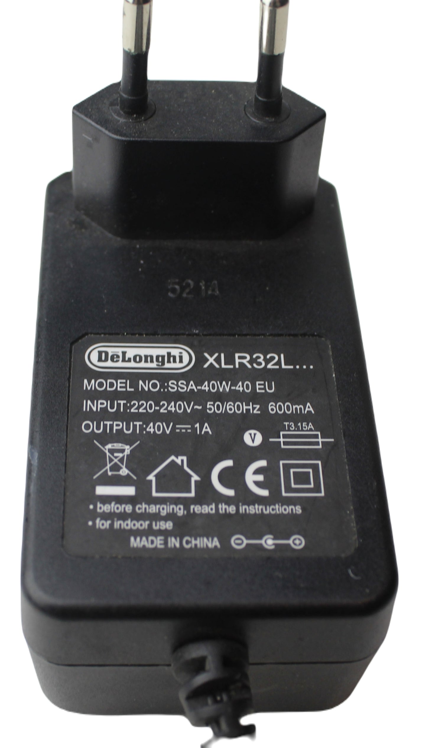 zasilacz DELONGHI XLR32L SSA-40W-40 EU 40V 1A 5.5