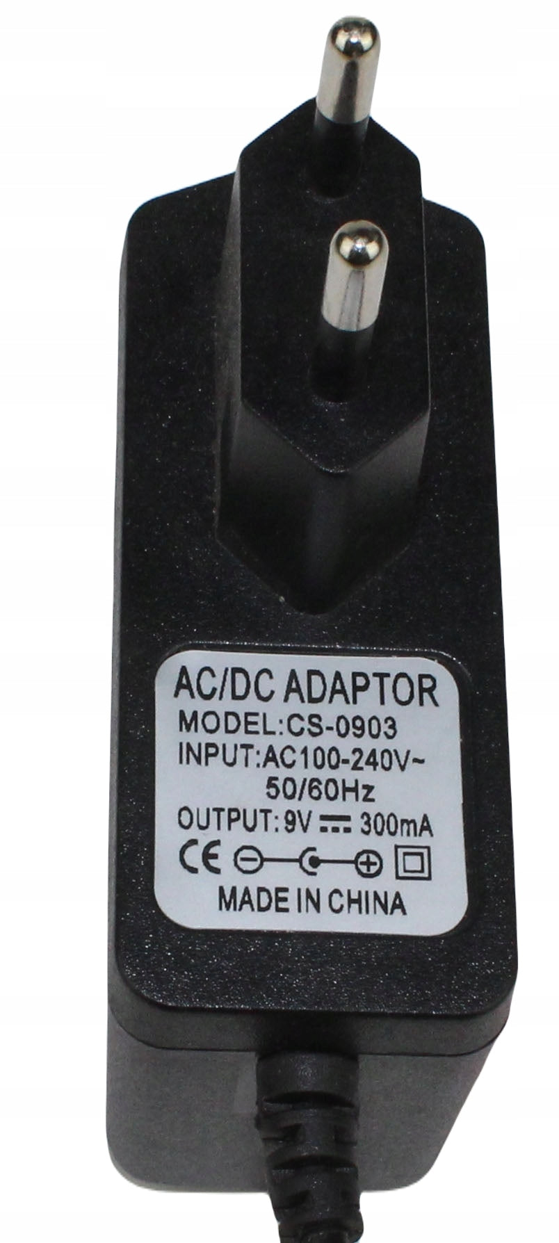 Zasilacz CS-0903 9V 300mA 5.5mm