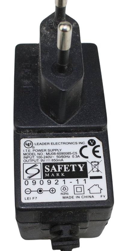 Zasilacz LEI MU08-6090085-C5 9V 850mA 5.5mm