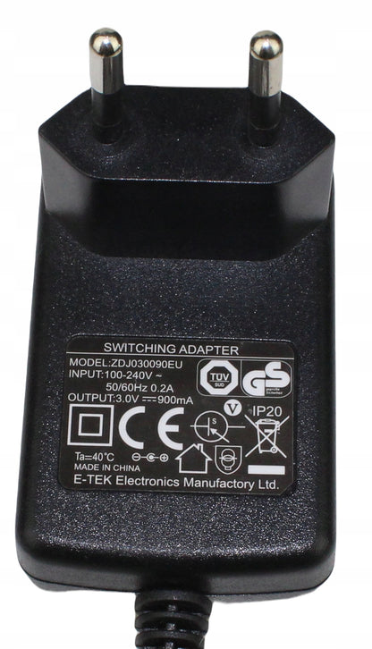 Zasilacz ZDJ030090EU 3V 900mA 3.5mm