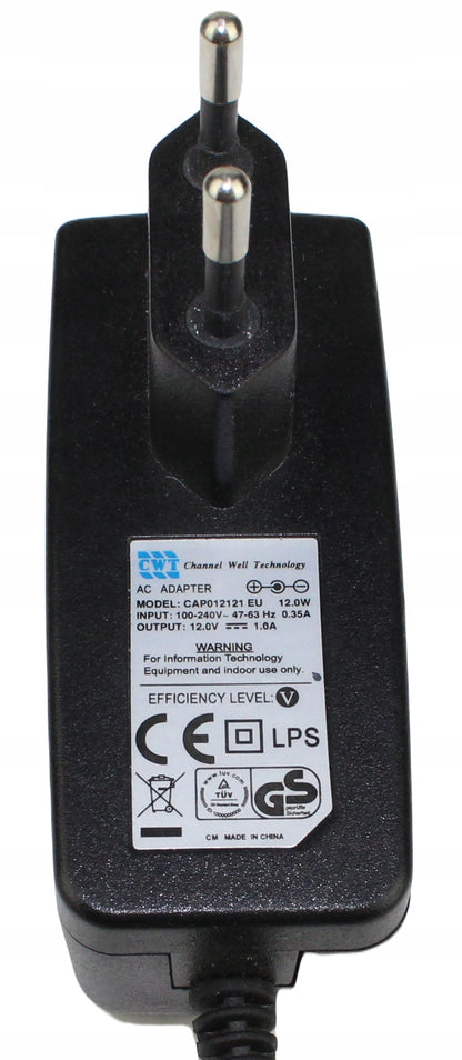 Zasilacz CWT CAP012121 12V 1.6A 4mm