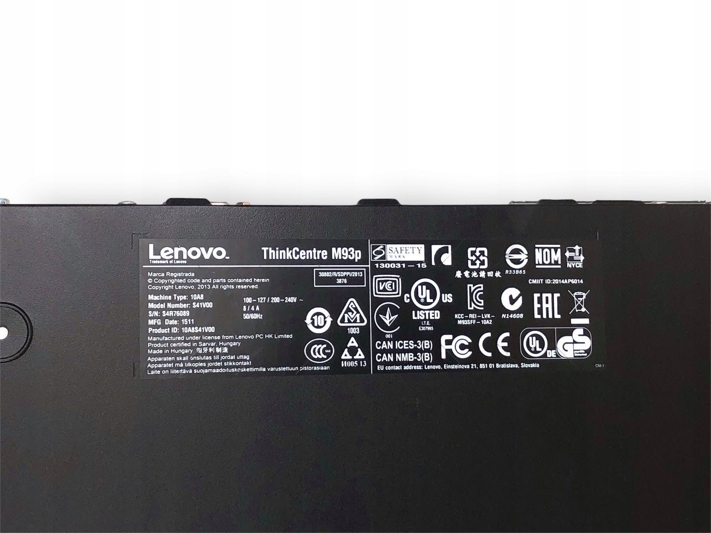 Komputer Lenovo ThinkCentre M93p SFF 8/1TB W10P