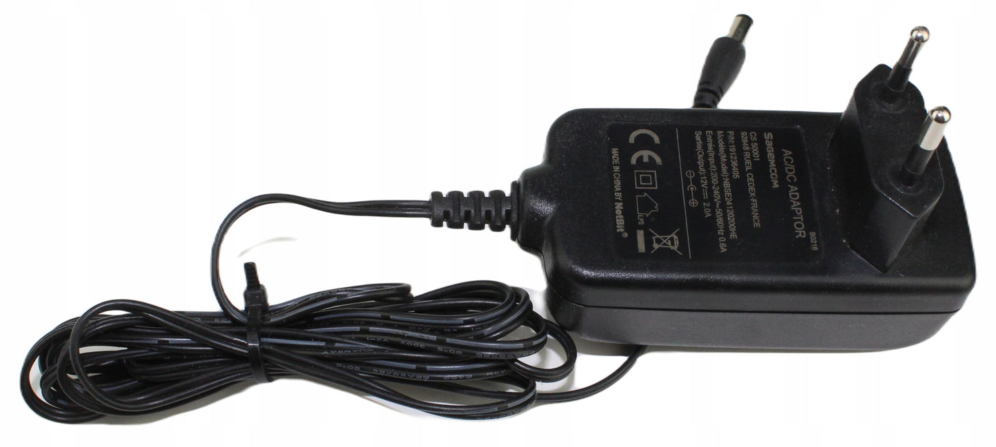 Zasilacz SAGEMCOM NBSE24120200HE 12V 2A 5.5mm