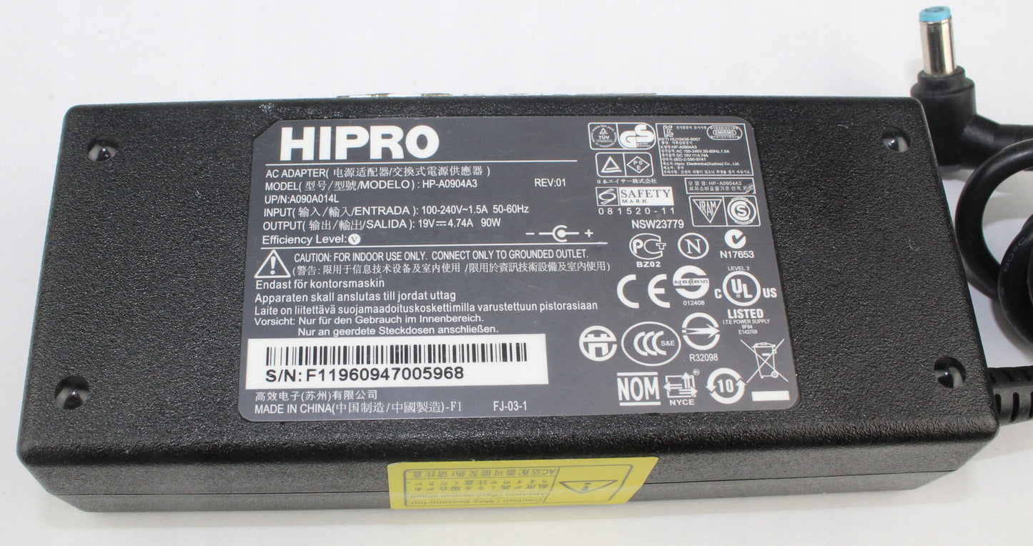 Zasilacz HIPRO HP-A0904A3 19V 4.74A 5.5mm / 3.5mm
