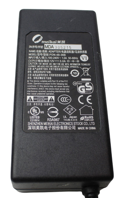 Zasilacz MEIKAI PDN-48-36B 12V 3A 5.5mm