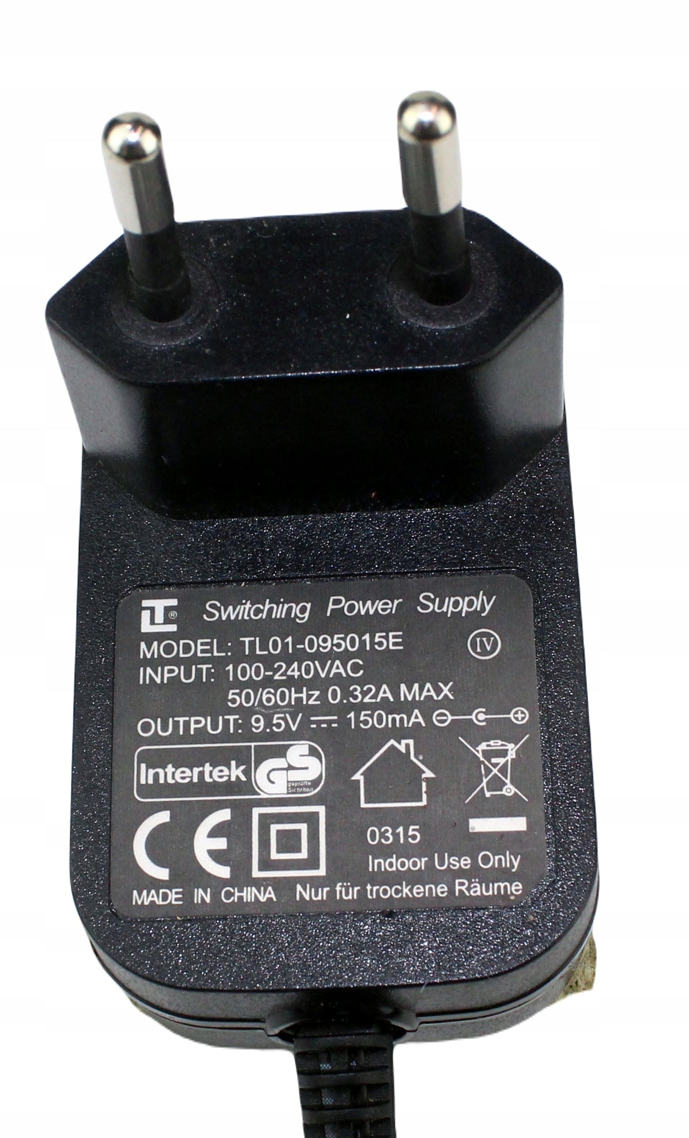 Zasilacz TL01-095015E 9.5V 150mA 5.5mm