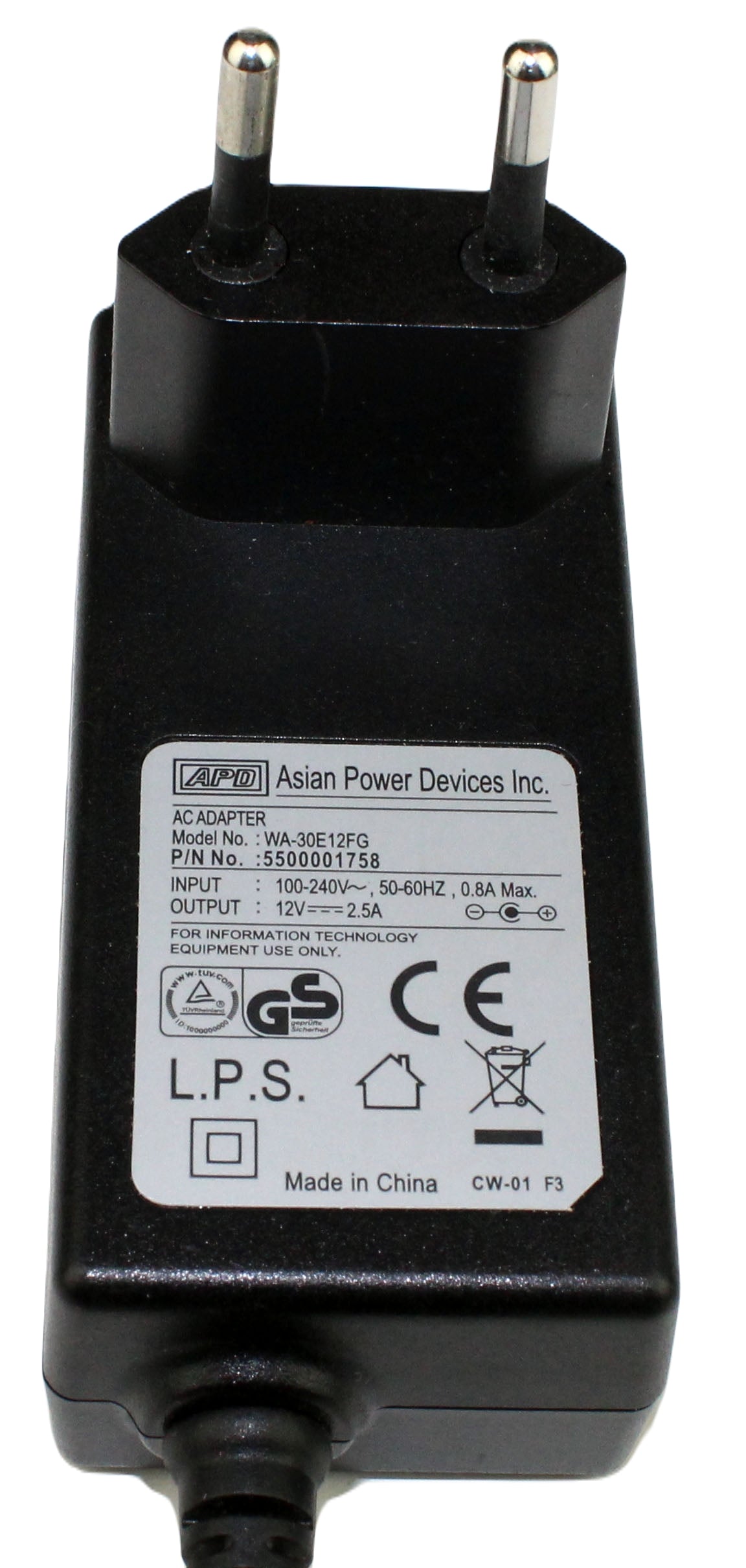 Zasilacz APD WA-30E12FG 12V 2.5A 5.5mm