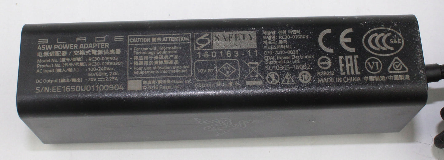 Zasilacz Razer Blade 45W 20V 2.25A RC30-016803