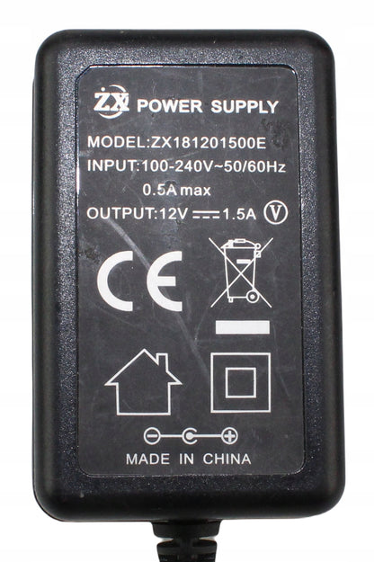 zasilacz ZX ZX181201500E 12V 1.5A 5.5mm