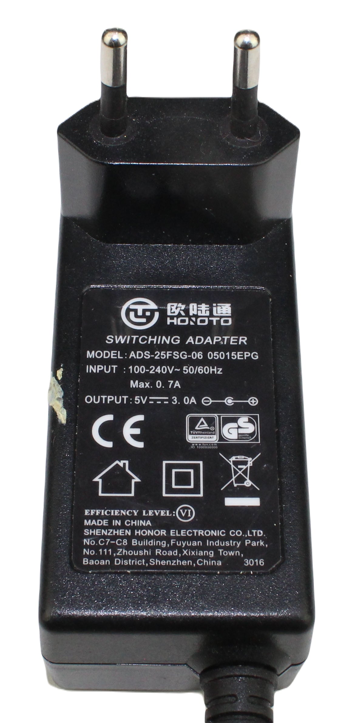 zasilacz HOIOTO ADS-25FSG-06 5V 3A 3.5mm