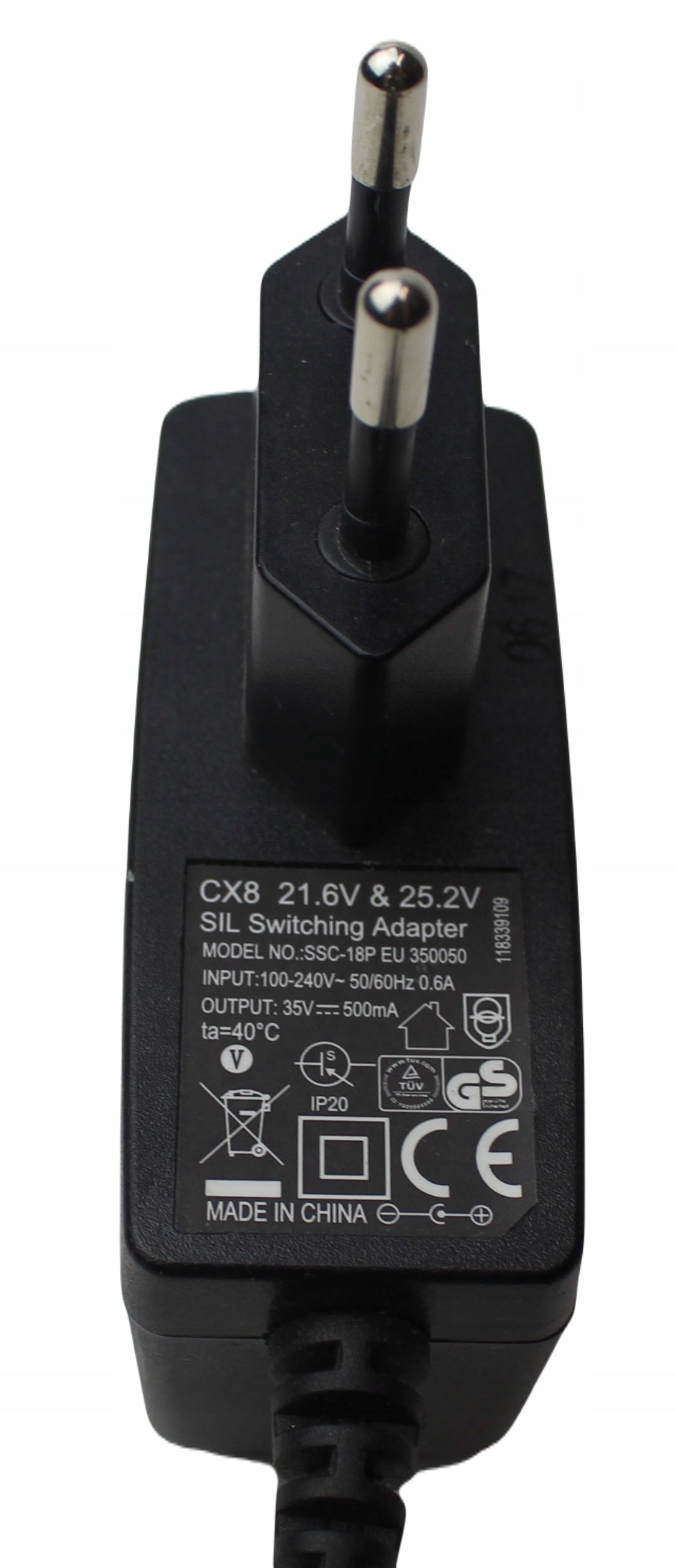 Zasilacz CX8 SSC-18P 35V 500mA 5.5mm