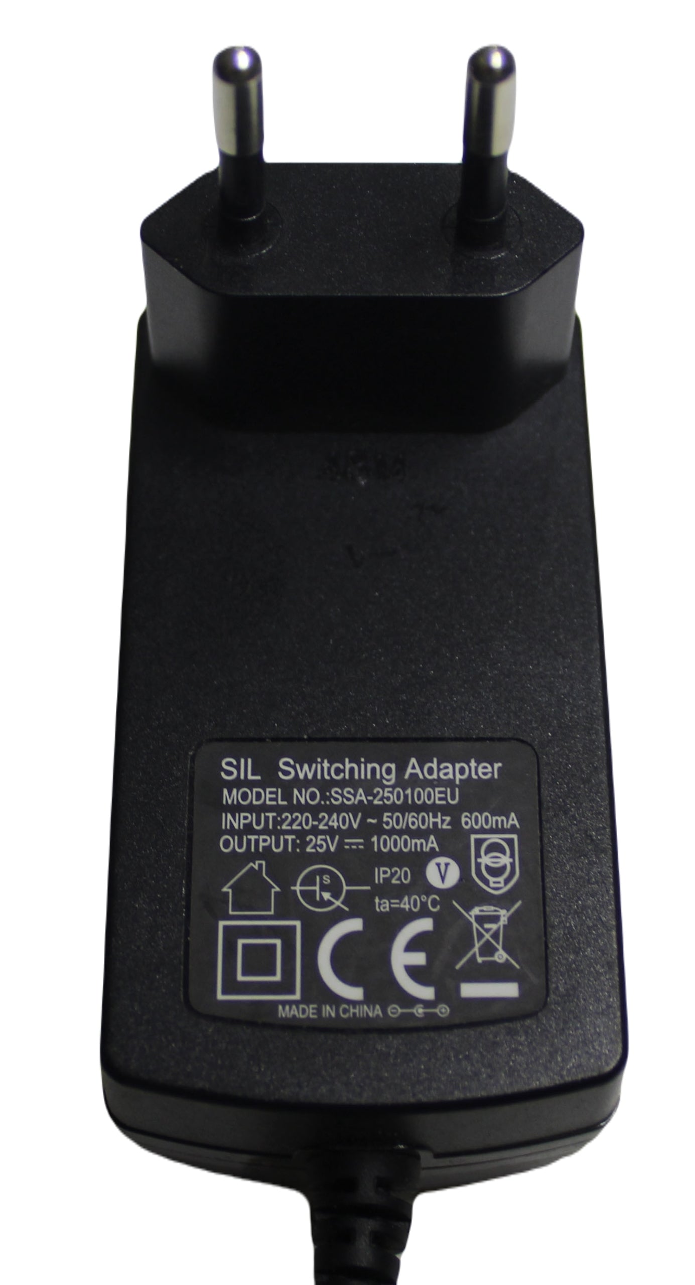 Zasilacz SIL SSA-250100EU 25V 1000mA 5mm