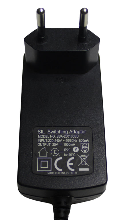Zasilacz SIL SSA-250100EU 25V 1000mA 5mm