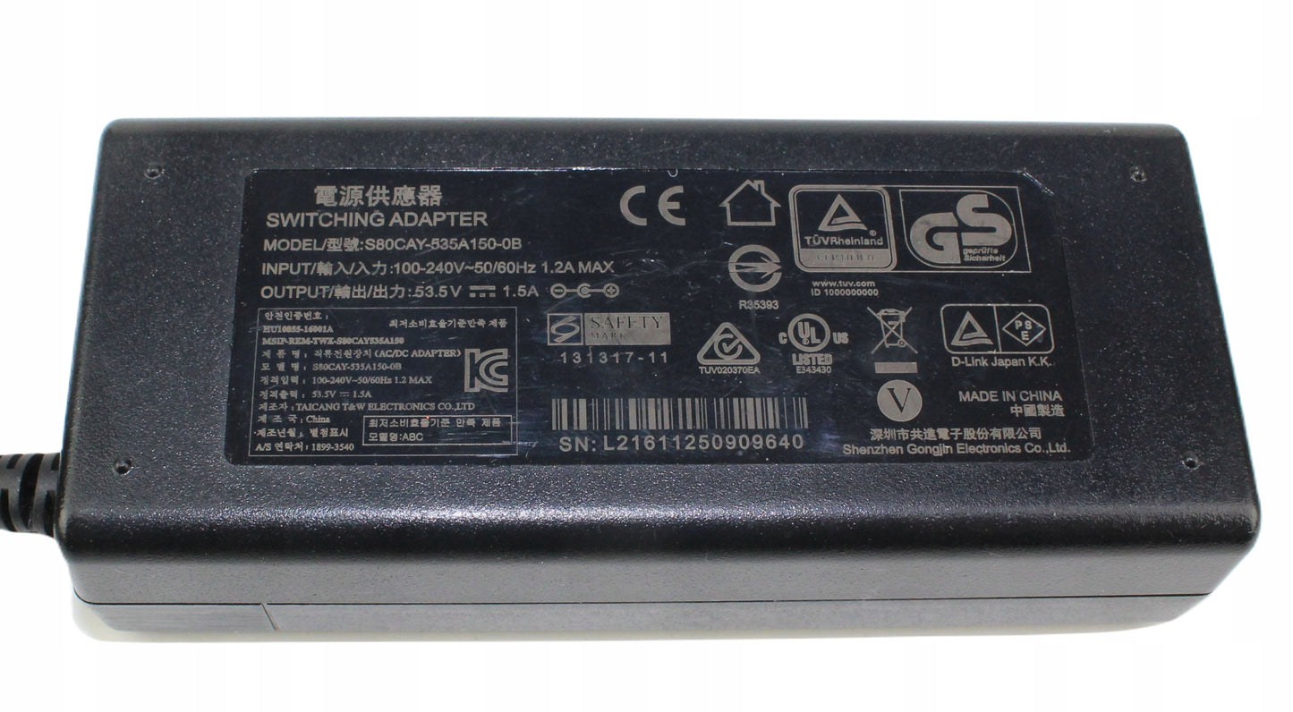 zasilacz S80CAY-535A150-0B 53.5V 1.5A 5.5mm