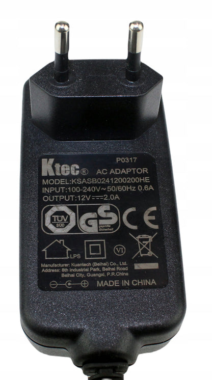 Zasilacz KTEC KSASB0241200200HE 12V 2A 5.5mm
