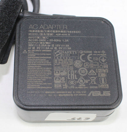 Zasilacz ASUS ADP-45XE B 20V 15V 9V 5V 3A 2.25A