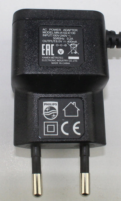 Zasilacz PHILIPS MN-A102-E130 6V 400mA 3.5mm