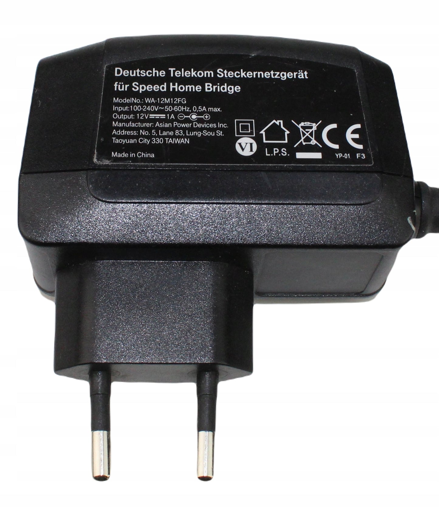 Zasilacz TELEKOM WA-12M12FG 12V 1A 5.5mm