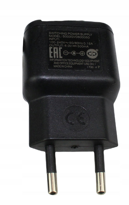 Zasilacz S003GV0600050 6V 500mA 3.5mm